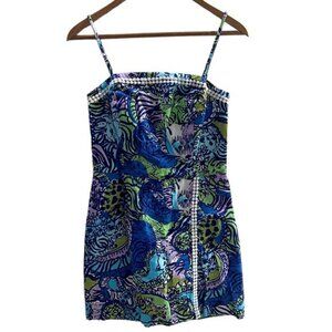 Lilly Pulitzer Jesse Romper Catitude Print